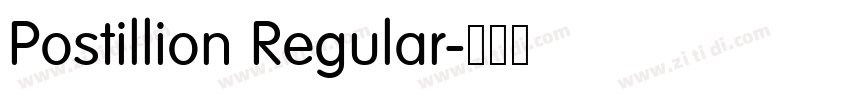 Postillion Regular字体转换 Postillion Regular字体转换
